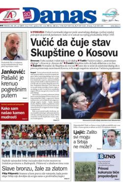 Danas - broj 7245, 31. jul 2017.