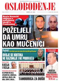Oslobođenje - broj 24.466, 10. jan 2015.