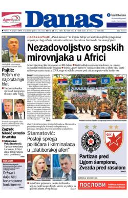 Danas - broj 6521, 7. avg 2015.