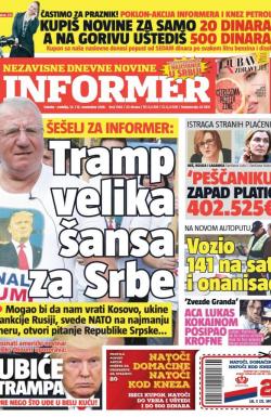 Informer - broj 1384, 12. nov 2016.