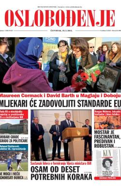 Oslobođenje - broj 24.506, 19. feb 2015.
