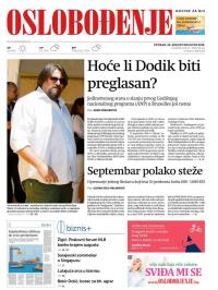 Oslobođenje - broj 26123, 20. avg 2019.