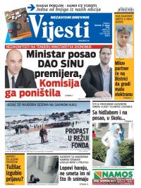 Vijesti - broj 6042, 22. jan 2015.