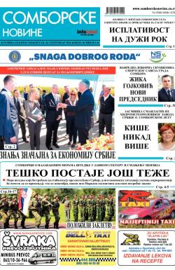Somborske novine - broj 3144, 26. sep 2014.
