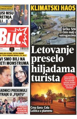 Blic - broj 7337, 19. jul 2017.