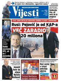 Vijesti - broj 6078, 27. feb 2015.