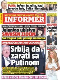 Informer - broj 1343, 26. sep 2016.