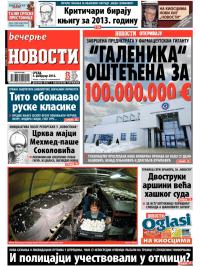 Večernje novosti - broj 1071, 5. feb 2014.