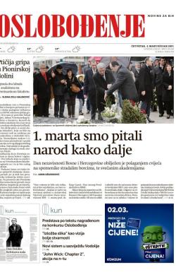 Oslobođenje - broj 25239, 2. mar 2017.