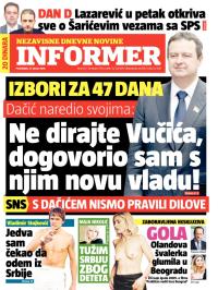 Informer - broj 527, 27. jan 2014.