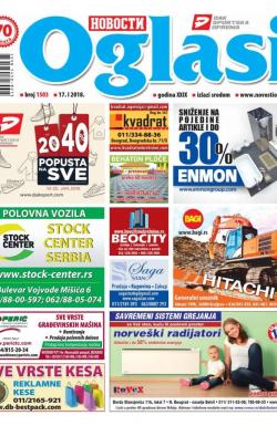 Novosti oglasi - broj 1503, 17. jan 2018.