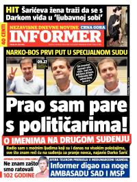 Informer CG - broj 575, 25. mar 2014.