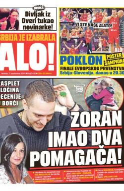 Alo - broj 3435, 17. sep 2017.