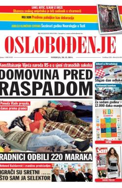 Oslobođenje - broj 24.453, 28. dec 2014.