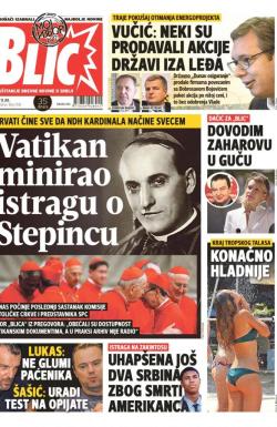 Blic - broj 7330, 12. jul 2017.