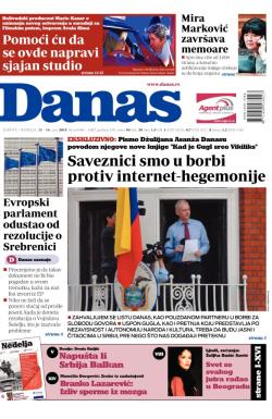 Danas - broj 6466-6467, 13. jun 2015.