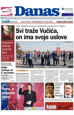 Danas - broj 5876, 31. okt 2013.