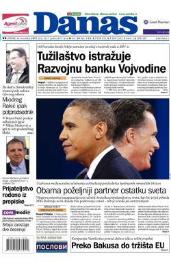 Danas - broj 5517, 6. nov 2012.