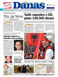 Danas - broj 5540, 29. nov 2012.