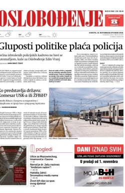 Oslobođenje - broj 25847, 10. nov 2018.