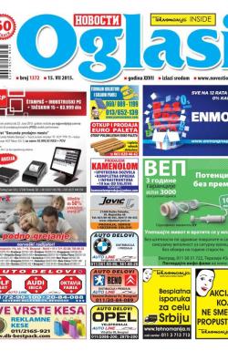 Novosti oglasi - broj 1372, 15. jul 2015.
