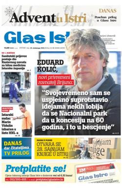 Glas Istre - broj 323, 25. nov 2022.