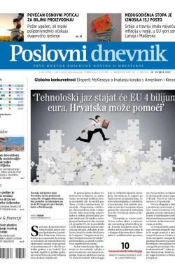 Poslovni Dnevnik - broj 4846, 24. maj 2023.