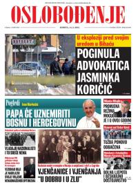 Oslobođenje - broj 24.501, 14. feb 2015.