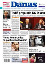 Danas - broj 5516, 5. nov 2012.