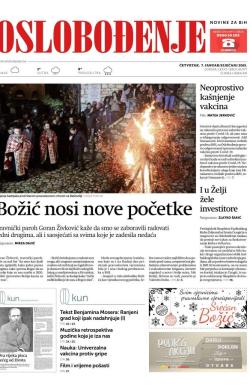 Oslobođenje - broj 26577, 7. jan 2021.