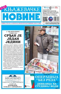 Nove knjaževačke novine - broj 89, 16. jan 2014.