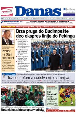 Danas - broj 6289, 18. dec 2014.