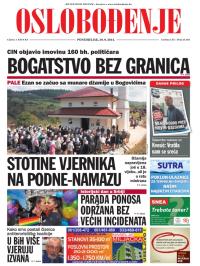 Oslobođenje - broj 24.363, 29. sep 2014.