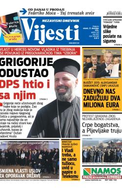 Vijesti - broj 6015, 23. dec 2014.