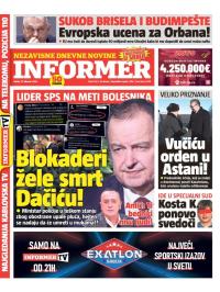 Informer - broj 4218, 27. feb 2026.