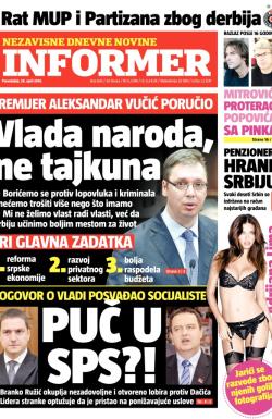 Informer - broj 603, 28. apr 2014.