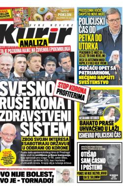 Kurir - broj 2219, 15. apr 2020.