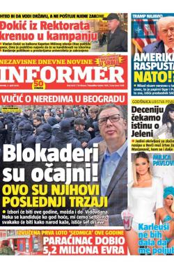 Informer - broj 4247, 2. apr 2026.