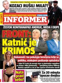 Informer CG - broj 1380, 8. nov 2016.