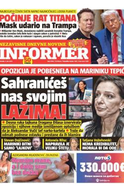 Informer - broj 3996, 5. jun 2025.