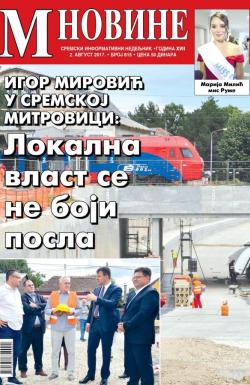 M Novine, Sr. Mitrovica - broj 815, 2. avg 2017.