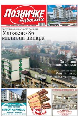 Lozničke novosti - broj 770, 16. dec 2022.