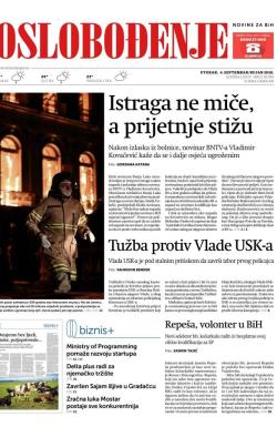 Oslobođenje - broj 25780, 4. sep 2018.