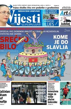 Vijesti - broj 6521, 21. maj 2016.