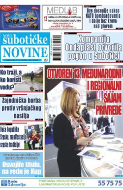 Nove Subotičke novine - broj 117, 31. maj 2019.