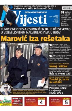 Vijesti - broj 6370, 18. dec 2015.
