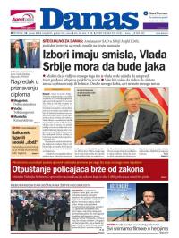 Danas - broj 6695, 28. jan 2016.