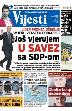 Vijesti - broj 5846, 7. jul 2014.