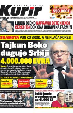 Kurir - broj 3448, 3. maj 2013.