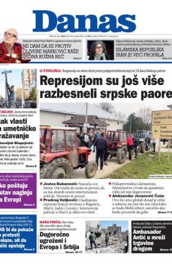 Danas - broj 10156, 4. mar 2026.